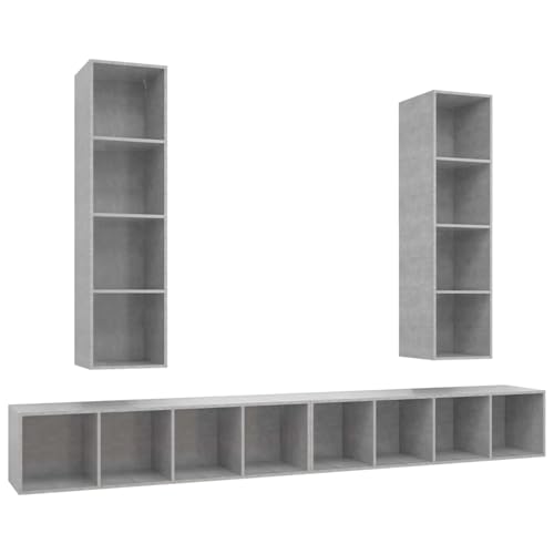 Homgoday TV-Wandschränke 4 STK. Betongrau Holzwerkstoff TV Table Model3079893 Homgoday TV-Wandschränke 4 STK. Betongrau Holzwerkstoff TV Table Model3079893 von Homgoday