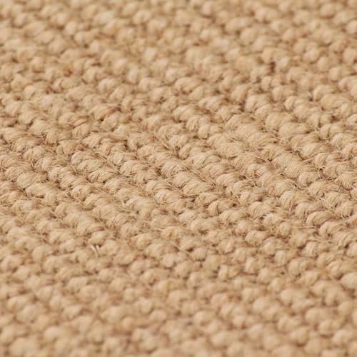 Homgoday Teppich Jute mit Latexrücken 80x160 cm Natur Teppich Waschbar Model245284 von Homgoday