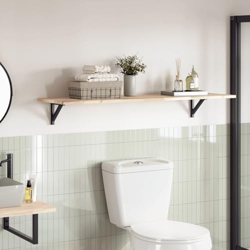 Homgoday Tischplatte 160x40x2 cm Rechteckig Massivholz Akazie Desktop Model4008749 von Homgoday