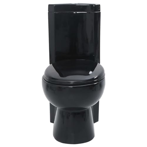 Homgoday Toilette für Ecke Keramik Schwarz Toilette Model141134 von Homgoday