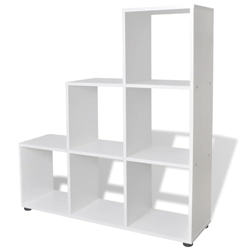 Homgoday Treppenregal Bücherregal 107 cm Wei? Book Shelf Model242552 Homgoday Treppenregal Bücherregal 107 cm Wei? Book Shelf Model242552 von Homgoday