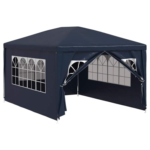 Homgoday UV- und wasserbeständiges Partyzelt 4x3m Blau - Stahlrahmen & Polyethylen Model90335 von Homgoday