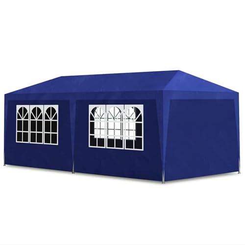 Homgoday UV- und wasserbeständiges Partyzelt 6x3m Blau - Stahlrahmen & Polyethylen Model90337 Homgoday UV- und wasserbeständiges Partyzelt 6x3m Blau - Stahlrahmen & Polyethylen Model90337 von Homgoday