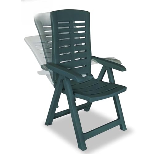 Homgoday Verstellbare Gartenstühle 2 STK. Kunststoff Grün Klappstuhl Model43896 Homgoday Verstellbare Gartenstühle 2 STK. Kunststoff Grün Klappstuhl Model43896 von Homgoday