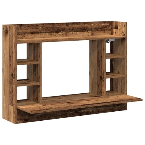 Homgoday Wandmontageschreibtisch Alte Eiche 105x48x75 cm Holzwerkstoff Bürotisch Model869192 Homgoday Wandmontageschreibtisch Alte Eiche 105x48x75 cm Holzwerkstoff Bürotisch Model869192 von Homgoday