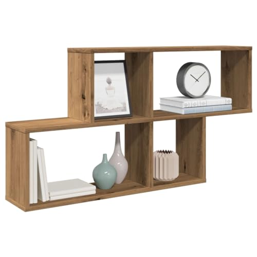 Homgoday Wandregal aus Holz, 100 x 18 x 53 cm, Wandregal aus Holz, für Schlafzimmer, Wohnzimmer, Arbeitszimmer, Wohnzimmer, Büro zu Hause Homgoday Wandregal aus Holz, 100 x 18 x 53 cm, Wandregal aus Holz, für Schlafzimmer, Wohnzimmer, Arbeitszimmer, Wohnzimmer, Büro zu Hause von Homgoday
