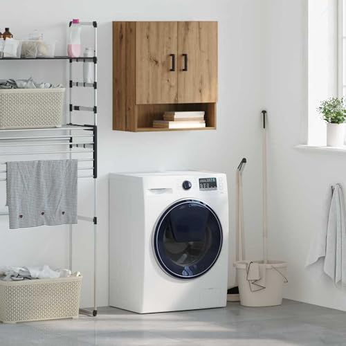 Homgoday Wandschrank Eiche handwerklich 60 x 31 x 70 cm Holzwerkstoff Wandschrank Model879541 Homgoday Wandschrank Eiche handwerklich 60 x 31 x 70 cm Holzwerkstoff Wandschrank Model879541 von Homgoday