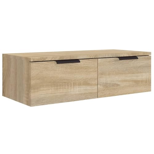 Homgoday Wandschrank Sonoma-Eiche 68x30x20 cm Holzwerkstoff Wandschrank Model811397 von Homgoday