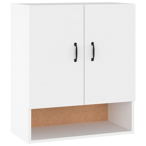 Homgoday Wandschrank Weiß 60x31x70 cm Holzwerkstoff Wandschrank Model812879 von Homgoday