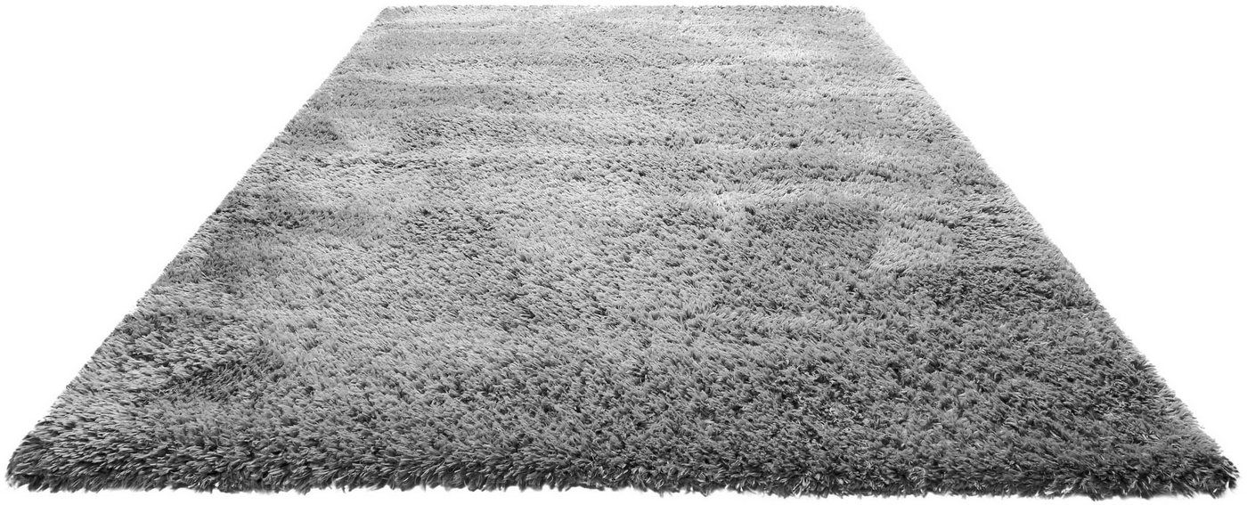Hochflor-Teppich Matteo HL-0961, Homie Living, rechteckig, Höhe: 50 mm, nachhaltig aus 100% recyceltem PET, Langflor, Shaggy, Wohnzimmer von Homie Living