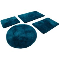 Homie Living Badematte "Porto Azzurro", Höhe 30 mm, rutschhemmend beschichtet, fußbodenheizungsgeeignet-schnell trocknend von Homie Living