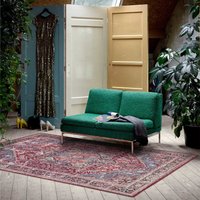 Homie Living Teppich "Como" rechteckig 6 mm Höhe Kurzflor, Vintage, Orient, gewebt, Wohnzimmer, Schlafzimmer, waschbar von Homie Living