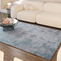 Homie Living Teppich "Sienna", quadratisch, 20 mm Höhe, Hochflor, Microfaser, uni, weich & kuschelig, Wohnzimmer, Schlafzimmer von Homie Living