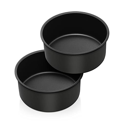 Homikit Backform Set, Edelstahl Rund Kuchenform Backformen 2er Set, 16 cm Kuchenbackform Set mit Antihaftbeschichtung für Backen, Gesund & Ungiftig, Einfach zu reinigen Homikit Backform Set, Edelstahl Rund Kuchenform Backformen 2er Set, 16 cm Kuchenbackform Set mit Antihaftbeschichtung für Backen, Gesund & Ungiftig, Einfach zu reinigen von Homikit