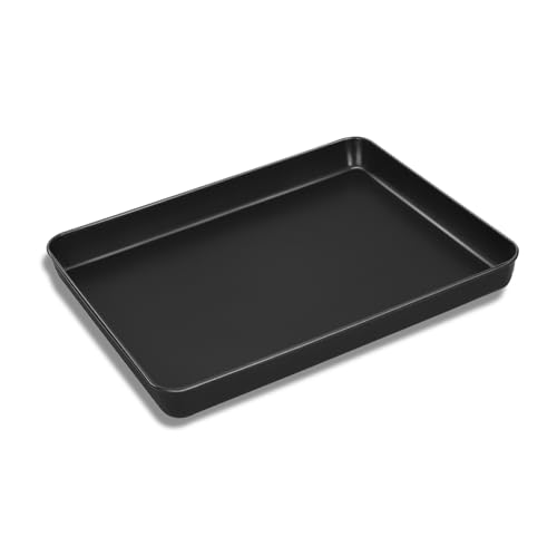 Homikit Klein Ofenblech, Antihaft Karbonstahl Backblech Fettpfanne, Rechteckig Backform für Kochen Backen Servieren, Gesund & Rostschutz, Leicht zu Reinigen, 26,5 cm x 20,5 cm x 2,5 cm von Homikit