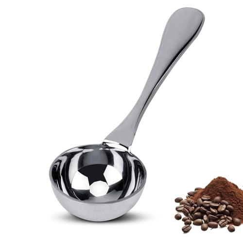 Hominas Messlöffel Edelstahl 15 ML, Kaffeelöffel Portionierer Langstielige Messloeffel Teemesslöffel Esslöffel für Kaffee Zucker Proteinpulver von Hominas