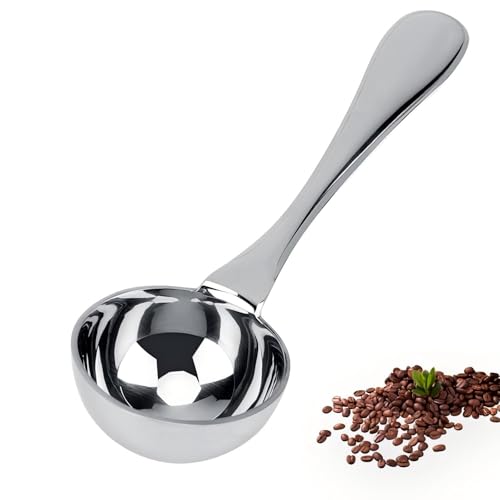 Hominas Kaffeedosierlöffel 25cm, Edelstahl Kaffeelöffel Portionierer, Kaffee Messlöffel mit Langem Griff für Kaffeesatz, Bohnen, Gewürze (Silber) Hominas Kaffeedosierlöffel 25cm, Edelstahl Kaffeelöffel Portionierer, Kaffee Messlöffel mit Langem Griff für Kaffeesatz, Bohnen, Gewürze (Silber) von Hominas
