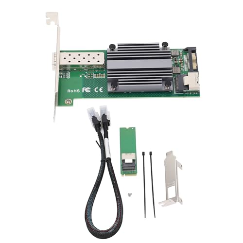 Hominas NIC Netzwerkkarte M.2 auf 10Gb B+M Key 82599‑1 SFP Ethernet NIC Karte Industrielle Server Netzwerkkarte Hominas NIC Netzwerkkarte M.2 auf 10Gb B+M Key 82599‑1 SFP Ethernet NIC Karte Industrielle Server Netzwerkkarte von Hominas