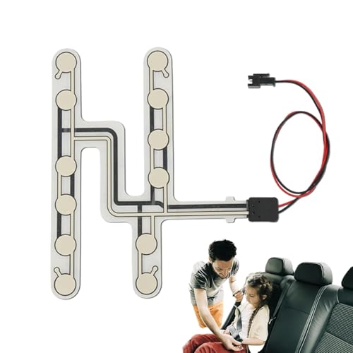 Hominas Sitzsensor, Universal Autositz Drucksensor Besetzter Sitzalarm Zubehör Hominas Sitzsensor, Universal Autositz Drucksensor Besetzter Sitzalarm Zubehör von Hominas