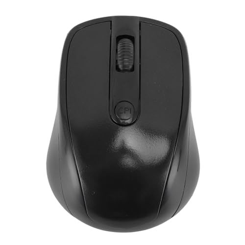 Hominas Wireless Maus, 2,4 G mit USB Empfänger, Hoher Empfindlichkeit Wireless Optischer Computermaus Kompatibel mit PC -Laptop -Notebook (Schwarz) von Hominas
