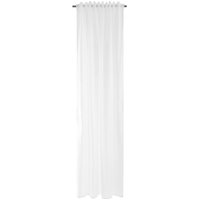 HOMING Gardine "Lisa" verdeckte Schlaufen 1 Stk. tlg. uni, Wohnzimmer, Schlafzimmer, transparent von Homing