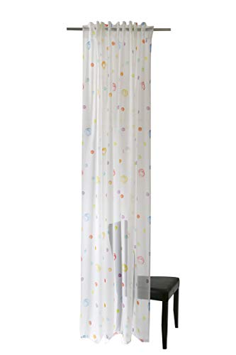 Homing transparenter Vorhang Bedruckt Multicolor (1Stück) 245 x 140 cm (HxB), 5418-05, Mehrfarbig, 140 x 245 cm von Homing
