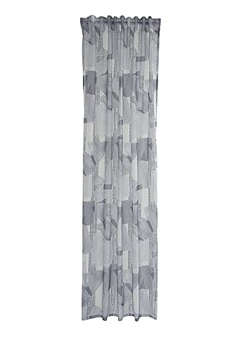 Homing Gardine elegant | halbtransparent Gemustert modern | dekorativ Flieder von Homing