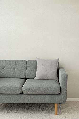 Homing Kissenbezug Kjell | grau | einfarbig | modern | weich | minimalistisch | Wohnzimmer Schlafzimmer Kinderzimmer | 45 x 45cm von Homing