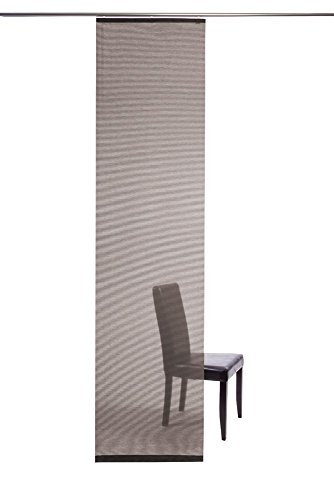 Homing halbtransparenter Flächenvorhang Uni Schiebegardine (1 Stück), Hasel braun, Wohnzimmer Schlafzimmer Kinderzimmer 245 x 60 cm Homing halbtransparenter Flächenvorhang Uni Schiebegardine (1 Stück), Hasel braun, Wohnzimmer Schlafzimmer Kinderzimmer 245 x 60 cm von Homing