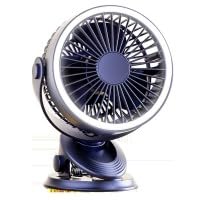 Homirty Mini Ventilator Akku mit Clip, Tragbarer 2400mAh Akku Ventilator, 3 Geschwindigkeiten Tragbarer Mini Ventilator, Geräuscharmer Deckenventilator Ideal für Outdoor Camping/Kinderwagen/Haus/Büro von Homirty