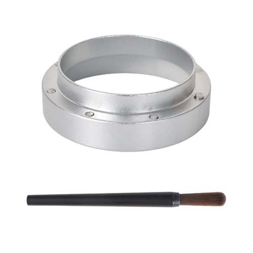 Kaffee Dosierring, 51mm, Espresso Dosing Funnel mit 8 Starken Magnetisch, Espresso Siebträger Trichter, Kompatibel mit Siebträger für Barista Zubehör Kaffeemaschine, Silber Kaffee Dosierring, 51mm, Espresso Dosing Funnel mit 8 Starken Magnetisch, Espresso Siebträger Trichter, Kompatibel mit Siebträger für Barista Zubehör Kaffeemaschine, Silber von Homirty