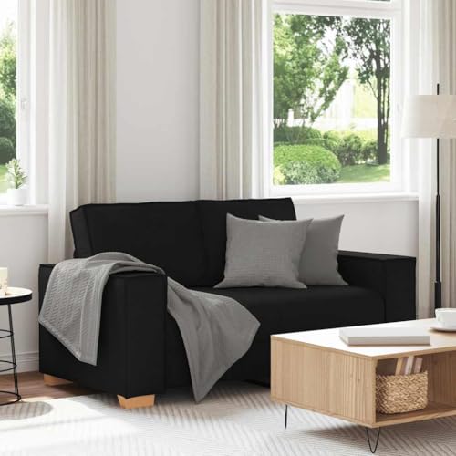 Hommdiy 2-Sitzer Sofa Schwarz 120 cm Stoff von Hommdiy