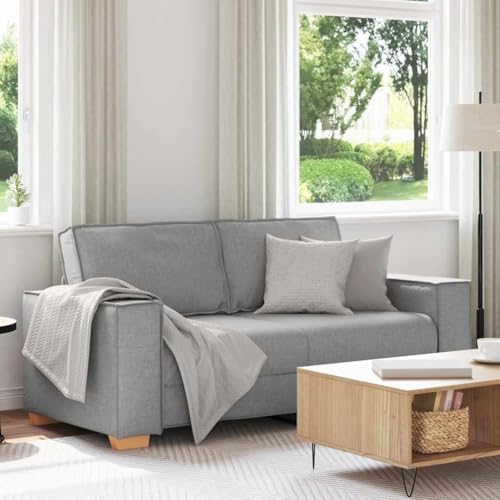 Hommdiy 2-Sitzer Sofa Wolkengrau 140 cm Stoff von Hommdiy