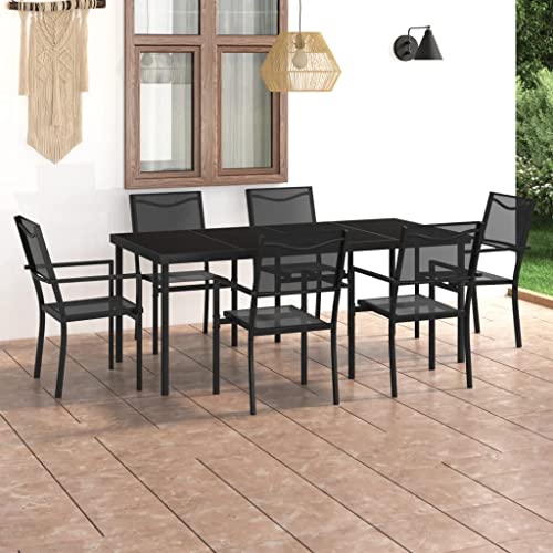 Hommdiy 7 TLG Garten-Essgruppe Stahl Hommdiy 7 TLG Garten-Essgruppe Stahl von Hommdiy