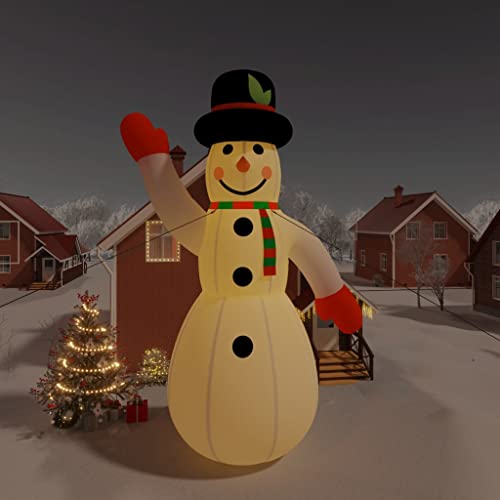 Hommdiy Aufblasbarer Schneemann mit LEDs 1000 cm von Hommdiy