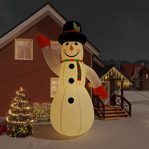 Hommdiy Aufblasbarer Schneemann mit LEDs 620 cm von Hommdiy