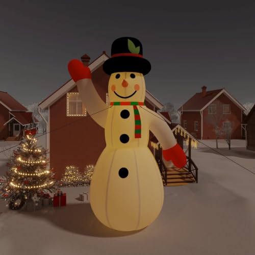 Hommdiy Aufblasbarer Schneemann mit LEDs 805 cm von Hommdiy