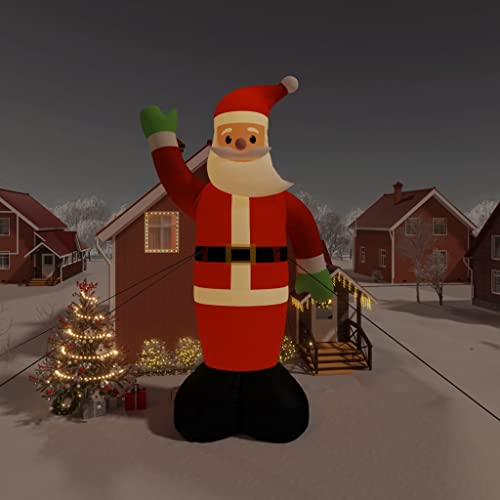 Hommdiy Aufblasbarer Weihnachtsmann mit LEDs 1000 cm XXL von Hommdiy