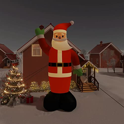 Hommdiy Aufblasbarer Weihnachtsmann mit LEDs 820 cm von Hommdiy