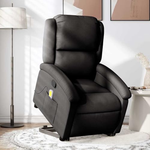 Hommdiy Aufstehhilfe Relaxsessel Massagesessel Fernsehsessel mit Liegefunktion TV Sessel für Wohnzimmer Schwarz Hommdiy Aufstehhilfe Relaxsessel Massagesessel Fernsehsessel mit Liegefunktion TV Sessel für Wohnzimmer Schwarz von Hommdiy