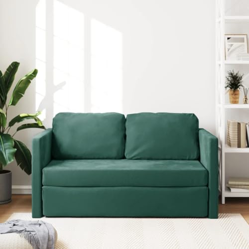 Hommdiy Bodensofa mit Schlaffunktion Klappsofa mit Schlaffunktion Schlafsofa Couch mit schlaffunktion 122x204x55 cm Samt (Dunkelgrün) Hommdiy Bodensofa mit Schlaffunktion Klappsofa mit Schlaffunktion Schlafsofa Couch mit schlaffunktion 122x204x55 cm Samt (Dunkelgrün) von Hommdiy