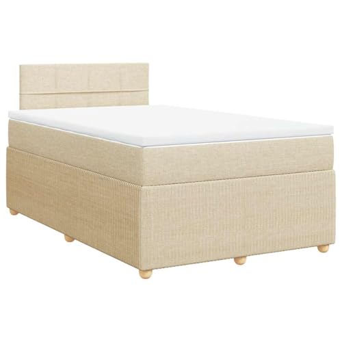 Hommdiy Boxspringbett Doppelbett mit Matratze und Topper Bettgestell mit Kopfteil Polsterbett Bett für Schlafzimmer Creme 120x200cm-Block mit Quadraten Hommdiy Boxspringbett Doppelbett mit Matratze und Topper Bettgestell mit Kopfteil Polsterbett Bett für Schlafzimmer Creme 120x200cm-Block mit Quadraten von Hommdiy
