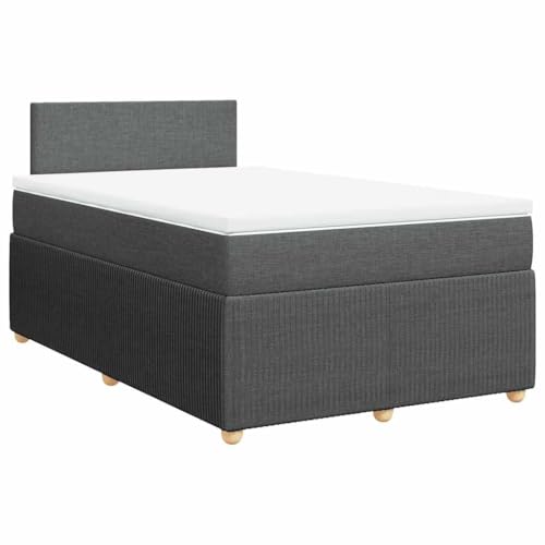 Hommdiy Boxspringbett Doppelbett mit Matratze und Topper Bettgestell mit Kopfteil Polsterbett Bett für Schlafzimmer Dunkelgrau 120x200cm-Schlichtes Design Hommdiy Boxspringbett Doppelbett mit Matratze und Topper Bettgestell mit Kopfteil Polsterbett Bett für Schlafzimmer Dunkelgrau 120x200cm-Schlichtes Design von Hommdiy