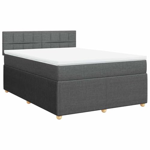 Hommdiy Boxspringbett Doppelbett mit Matratze und Topper Bettgestell mit Kopfteil Polsterbett Bett für Schlafzimmer Dunkelgrau 160x200cm-Block mit Quadraten Hommdiy Boxspringbett Doppelbett mit Matratze und Topper Bettgestell mit Kopfteil Polsterbett Bett für Schlafzimmer Dunkelgrau 160x200cm-Block mit Quadraten von Hommdiy