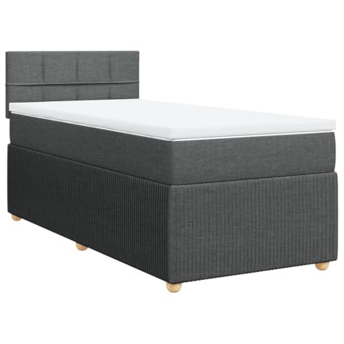 Hommdiy Boxspringbett Doppelbett mit Matratze und Topper Bettgestell mit Kopfteil Polsterbett Bett für Schlafzimmer Dunkelgrau 80x200cm-Block mit Quadraten Hommdiy Boxspringbett Doppelbett mit Matratze und Topper Bettgestell mit Kopfteil Polsterbett Bett für Schlafzimmer Dunkelgrau 80x200cm-Block mit Quadraten von Hommdiy