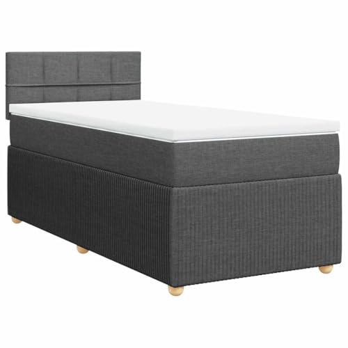 Hommdiy Boxspringbett Doppelbett mit Matratze und Topper Bettgestell mit Kopfteil Polsterbett Bett für Schlafzimmer Dunkelgrau 90x190cm-Block mit Quadraten Hommdiy Boxspringbett Doppelbett mit Matratze und Topper Bettgestell mit Kopfteil Polsterbett Bett für Schlafzimmer Dunkelgrau 90x190cm-Block mit Quadraten von Hommdiy