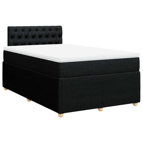 Hommdiy Boxspringbett Doppelbett mit Matratze und Topper Bettgestell mit Kopfteil Polsterbett Bett für Schlafzimmer Schwarz 120x200cm-Knopfheftung Design Hommdiy Boxspringbett Doppelbett mit Matratze und Topper Bettgestell mit Kopfteil Polsterbett Bett für Schlafzimmer Schwarz 120x200cm-Knopfheftung Design von Hommdiy