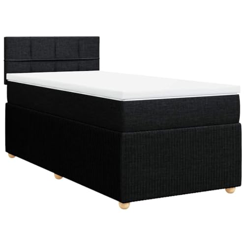 Hommdiy Boxspringbett Doppelbett mit Matratze und Topper Bettgestell mit Kopfteil Polsterbett Bett für Schlafzimmer Schwarz 90x200cm-Block mit Quadraten Hommdiy Boxspringbett Doppelbett mit Matratze und Topper Bettgestell mit Kopfteil Polsterbett Bett für Schlafzimmer Schwarz 90x200cm-Block mit Quadraten von Hommdiy