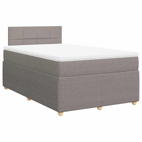 Hommdiy Boxspringbett Doppelbett mit Matratze und Topper Bettgestell mit Kopfteil Polsterbett Bett für Schlafzimmer Taupe 120x190cm-Block mit Quadraten Hommdiy Boxspringbett Doppelbett mit Matratze und Topper Bettgestell mit Kopfteil Polsterbett Bett für Schlafzimmer Taupe 120x190cm-Block mit Quadraten von Hommdiy