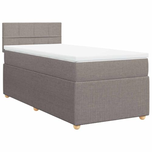 Hommdiy Boxspringbett Doppelbett mit Matratze und Topper Bettgestell mit Kopfteil Polsterbett Bett für Schlafzimmer Taupe 90x190cm-Block mit Quadraten Hommdiy Boxspringbett Doppelbett mit Matratze und Topper Bettgestell mit Kopfteil Polsterbett Bett für Schlafzimmer Taupe 90x190cm-Block mit Quadraten von Hommdiy
